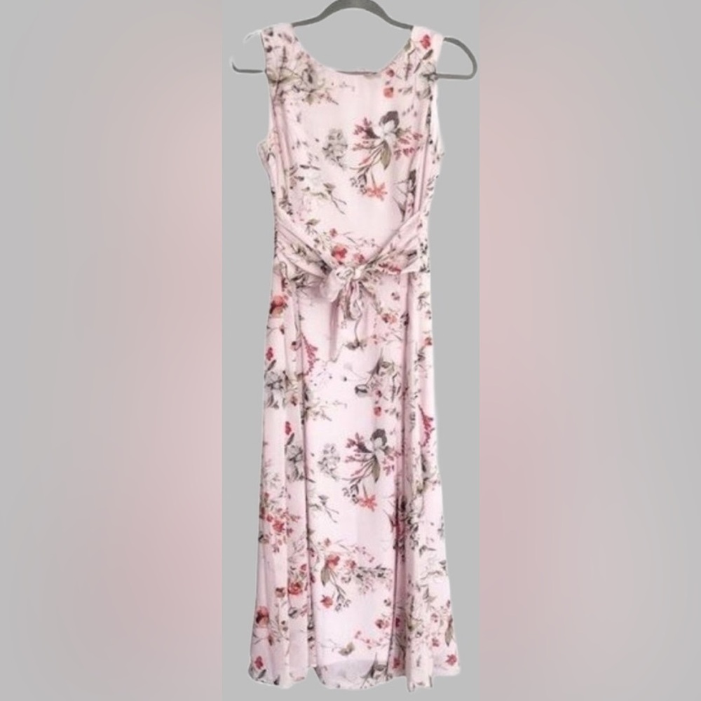 NWT Anne Klein Women's Blush Pink Floral Dress - Size 10